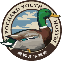 潜鸭国际青年旅舍 logo